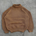 Custom Plain Knitted Sweater Unisex Turtleneck Sweater Men Winter Sweater for Men