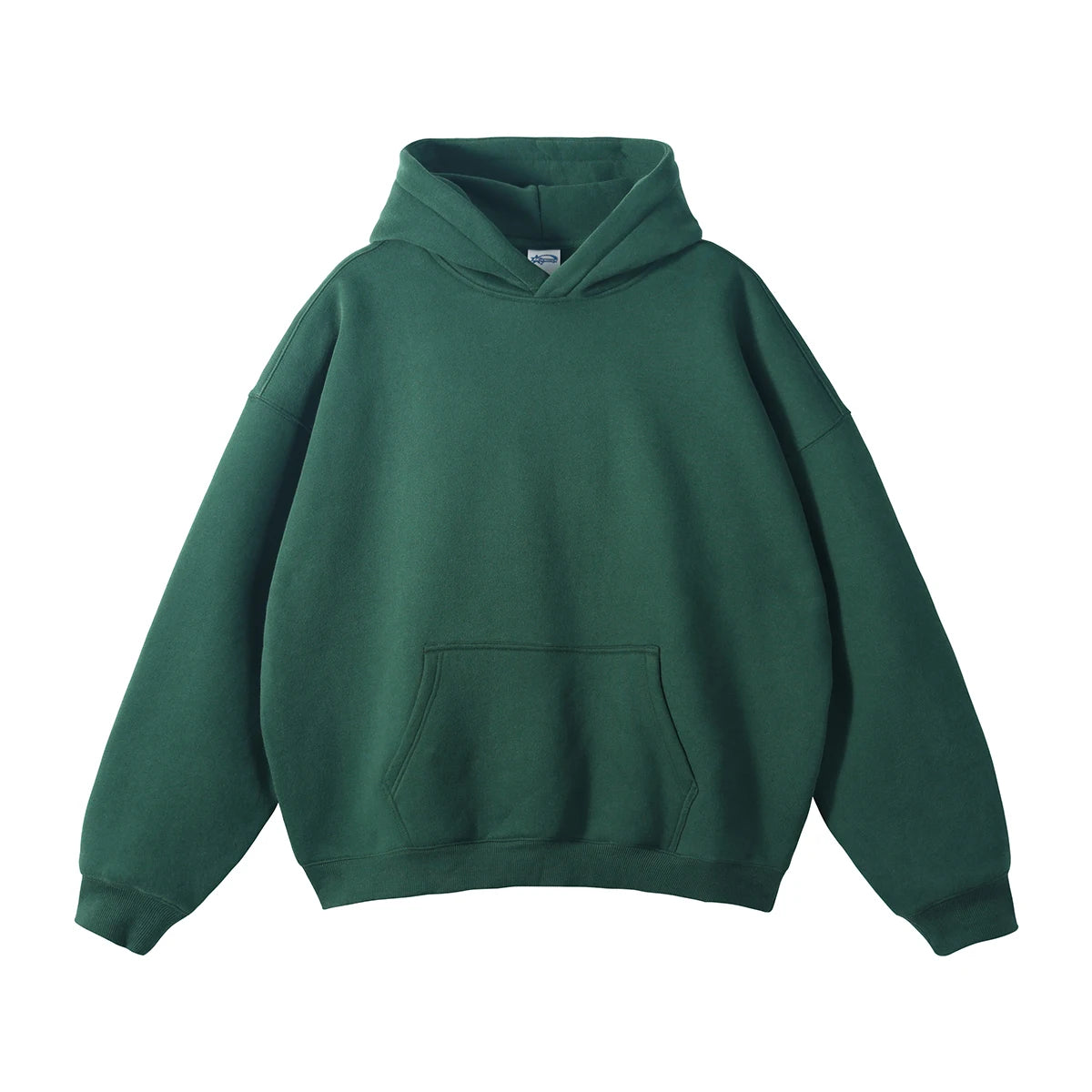 Custom Heavyweight 100% Cotton Pullover Hoodie 3D Embossed Streetwear Oversized and Hooded with Solid Pattern for Men