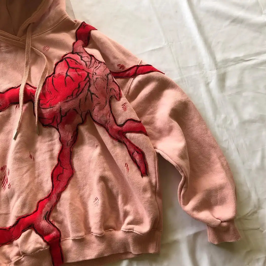 Custom Unisex Embroidery Hoodie 5D Embossed Designer Hoodies Men High Quality