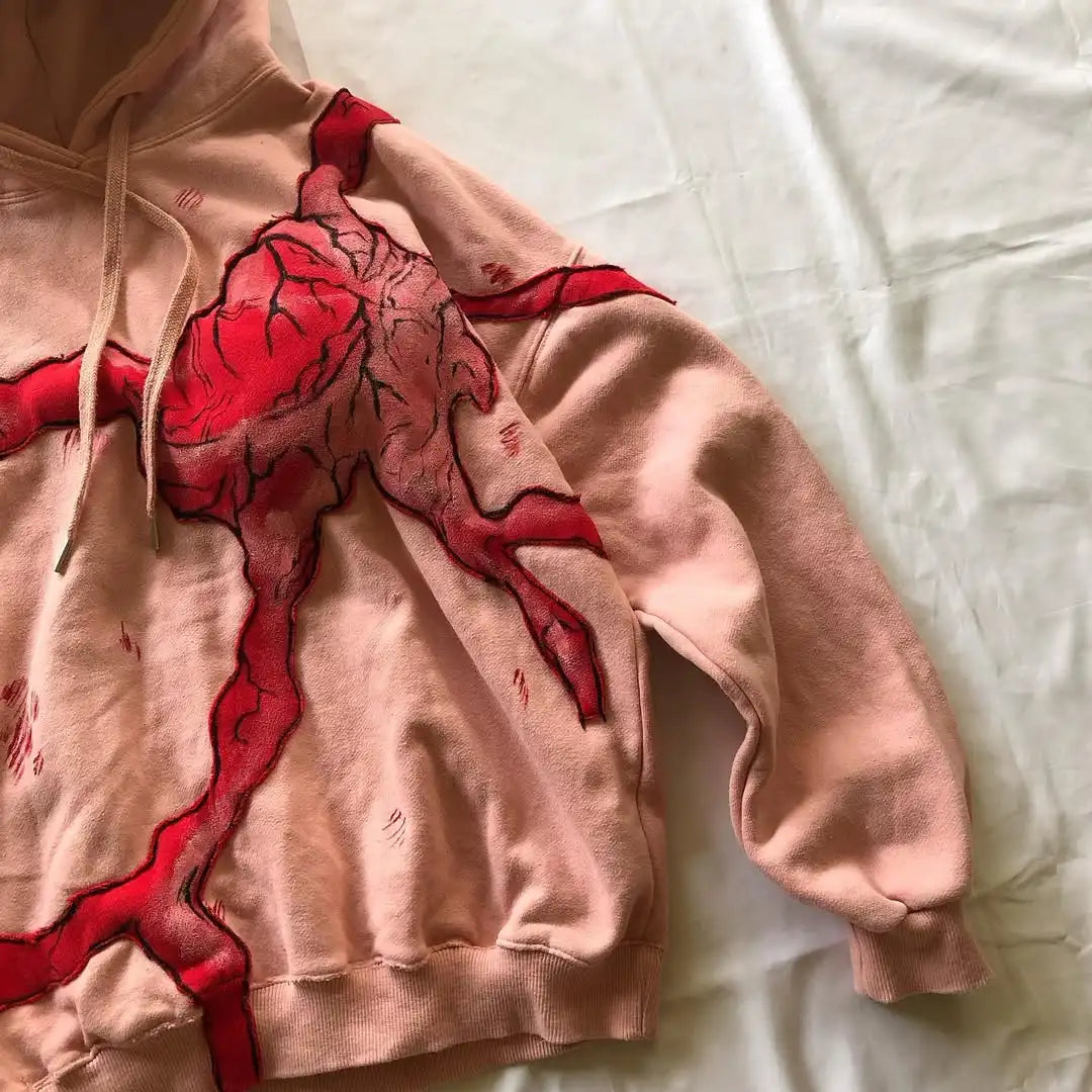 Custom Unisex Embroidery Hoodie 5D Embossed Designer Hoodies Men High Quality