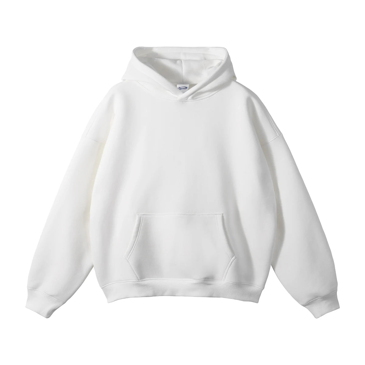 Custom Heavyweight 100% Cotton Pullover Hoodie 3D Embossed Streetwear Oversized and Hooded with Solid Pattern for Men