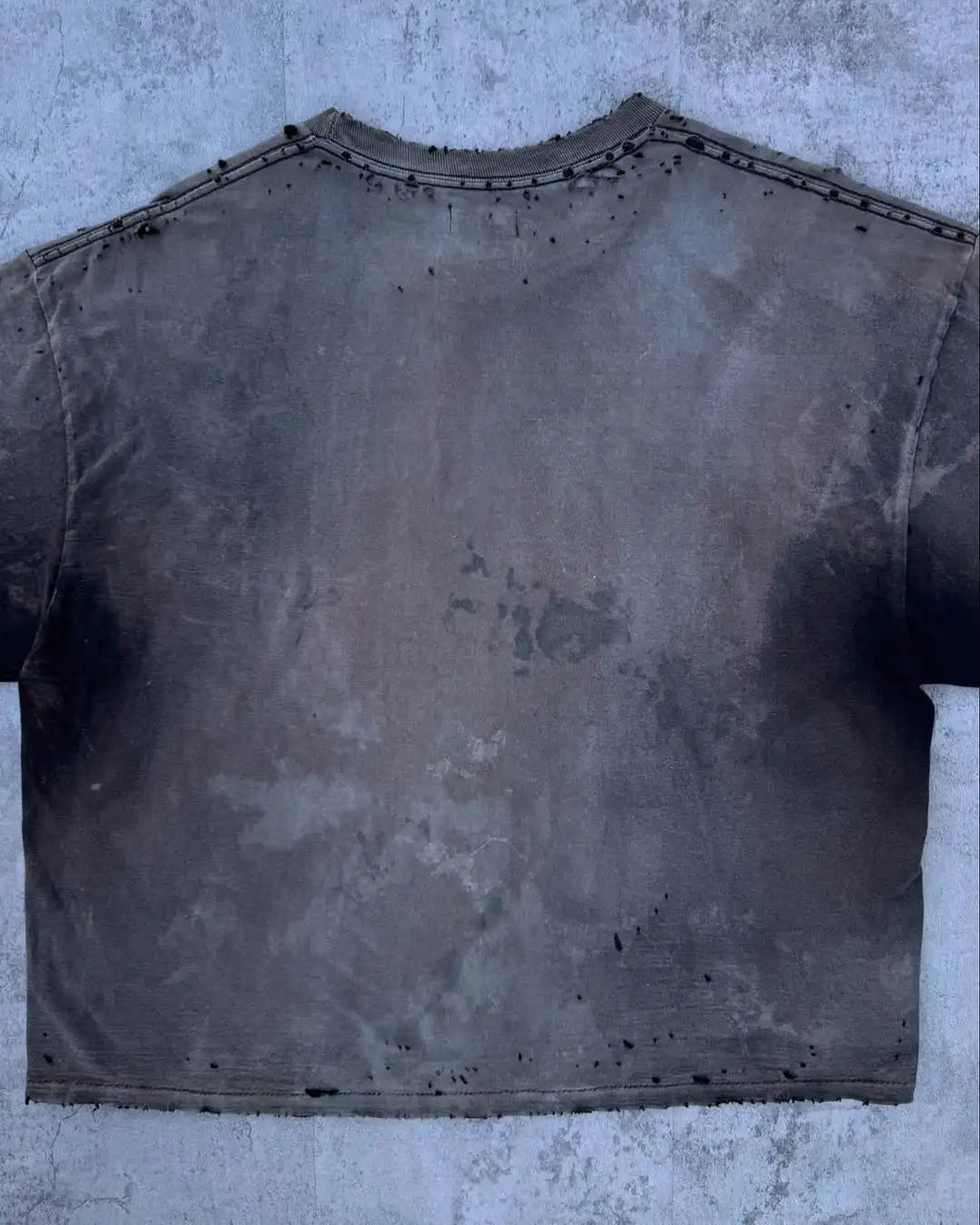 Custom Enzyme Wash T-shirt Men Asid Washed T-shirt Distressed Tee Shirts with logo Customize