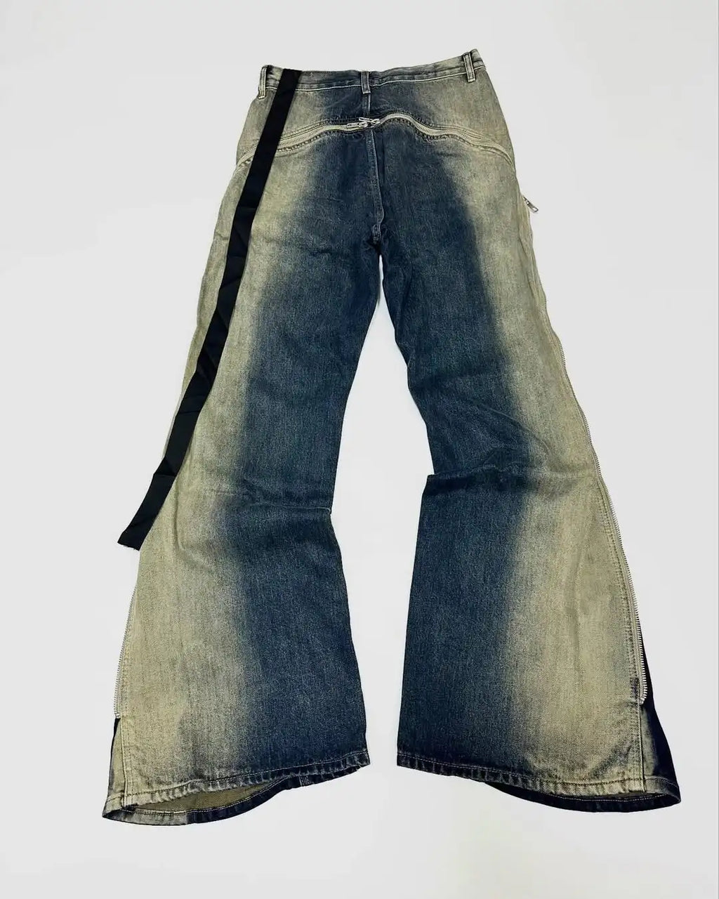 Custom Designer Wide Leg Denim Jeans for Men Designer Flare Jeans Pants High Quality