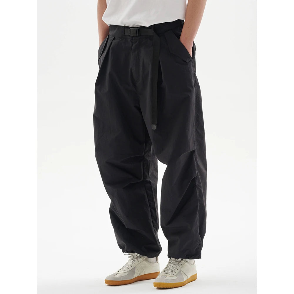 Custom Japanese Style Lightweight Pants Nylon Parachute Pants Men Casual Trsouser Pants