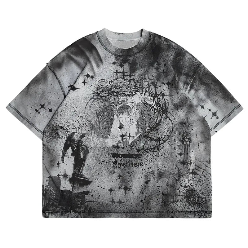 Custom Made Personalized Hip Hop T-shirt 300gsm t Shirt Oversized Cotton t Shirt for Men Cut and Sew Tshirt