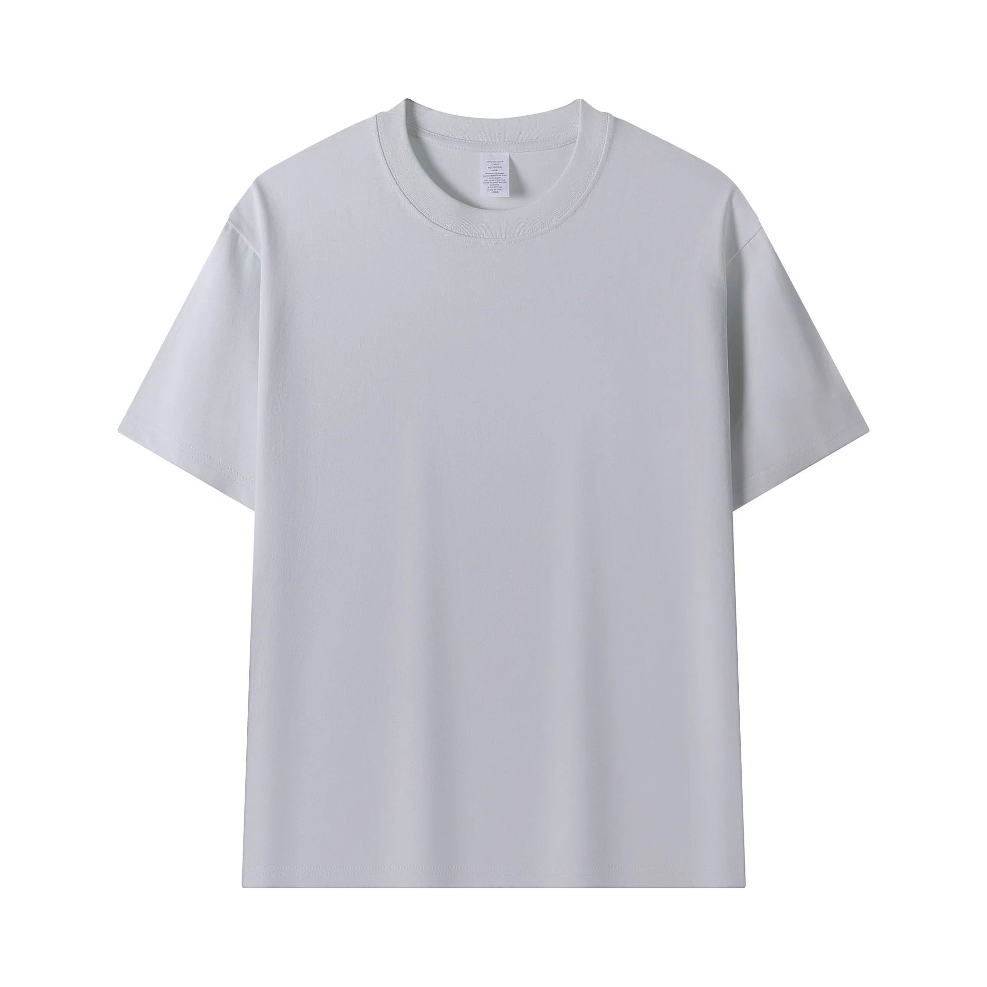 High Quality 230gsm 100% Cotton Oversized Men's Unisex Street Style Short Sleeve T-shirt with Custom Logo Puff Printing