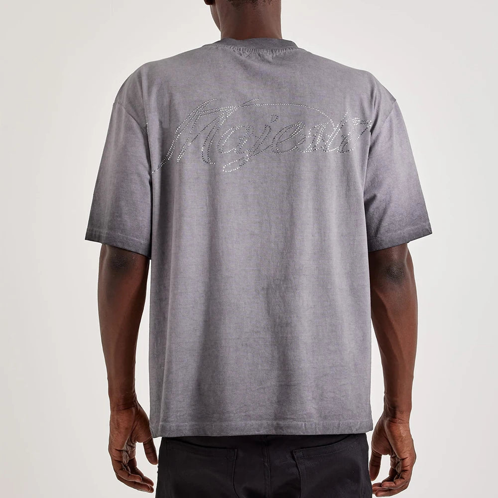 Custom logo Vintage Graphic Tee Shirt for Men Designer Street Style Graphic T-shirt