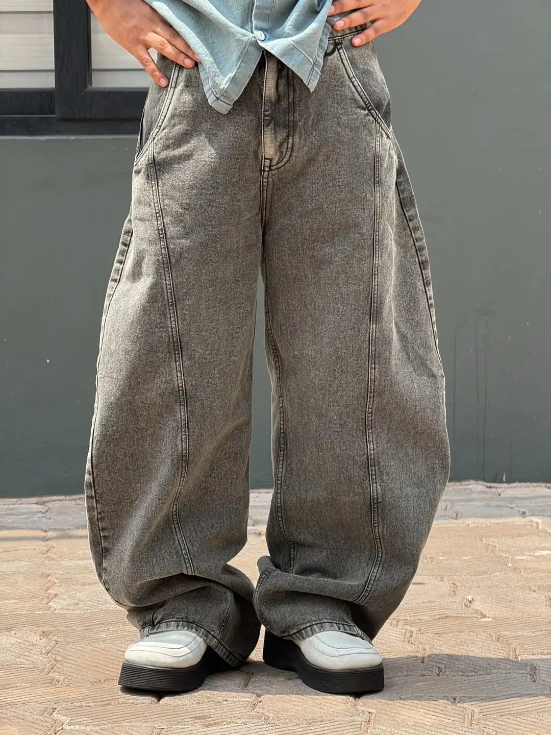 Custom Women's Barrel Jeans Women Ladies Baggy Denim Jeans for Women Female Baggy Jean