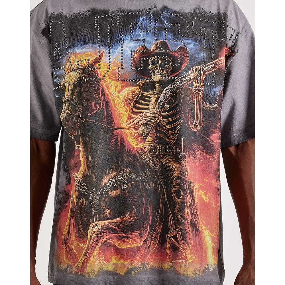 Custom logo Vintage Graphic Tee Shirt for Men Designer Street Style Graphic T-shirt