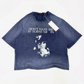 Custom Heavyweight 100% Cotton Street Wear  Printed Short Sleeved Wash Tshirt Men's Clothing T-shirts for Men