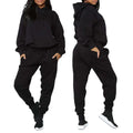 Joggers Suits Custom Logo Top Set Hood Sweatshirts Sweatpants Blank Heavy Hoodies Sets Women Clothing Women Fall Outfits 2025