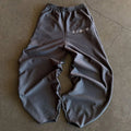 Custom Japanese Style Men's Heavyweight 100% Cotton Casual Sweatpants with Mid Waist Drawstring Closure and Pleated Front