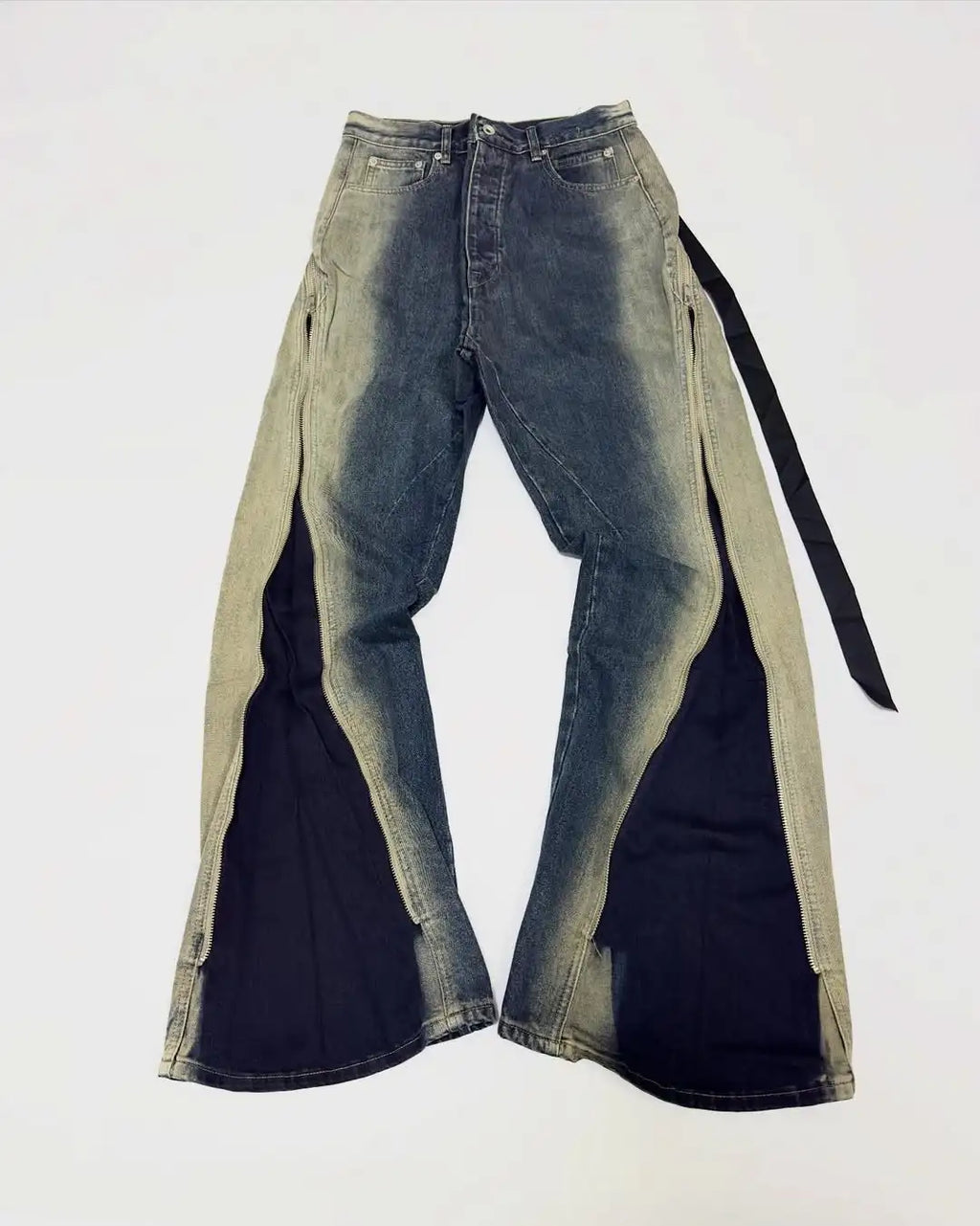 Custom Designer Wide Leg Denim Jeans for Men Designer Flare Jeans Pants High Quality