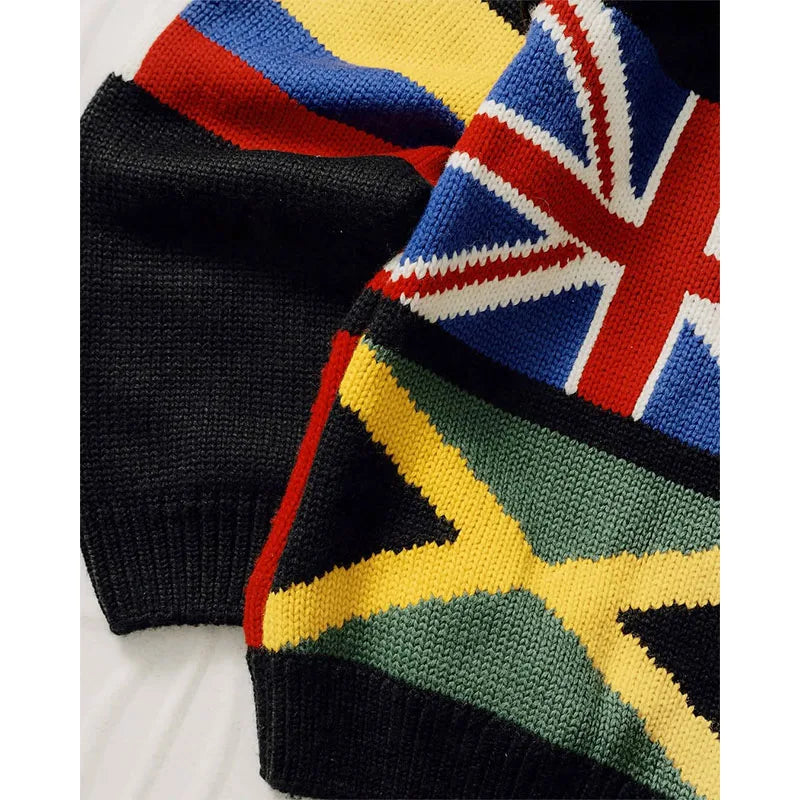 Custom Plus Size Oversized Knitted Cardigan Men Zip up Knitwear Manufacturer