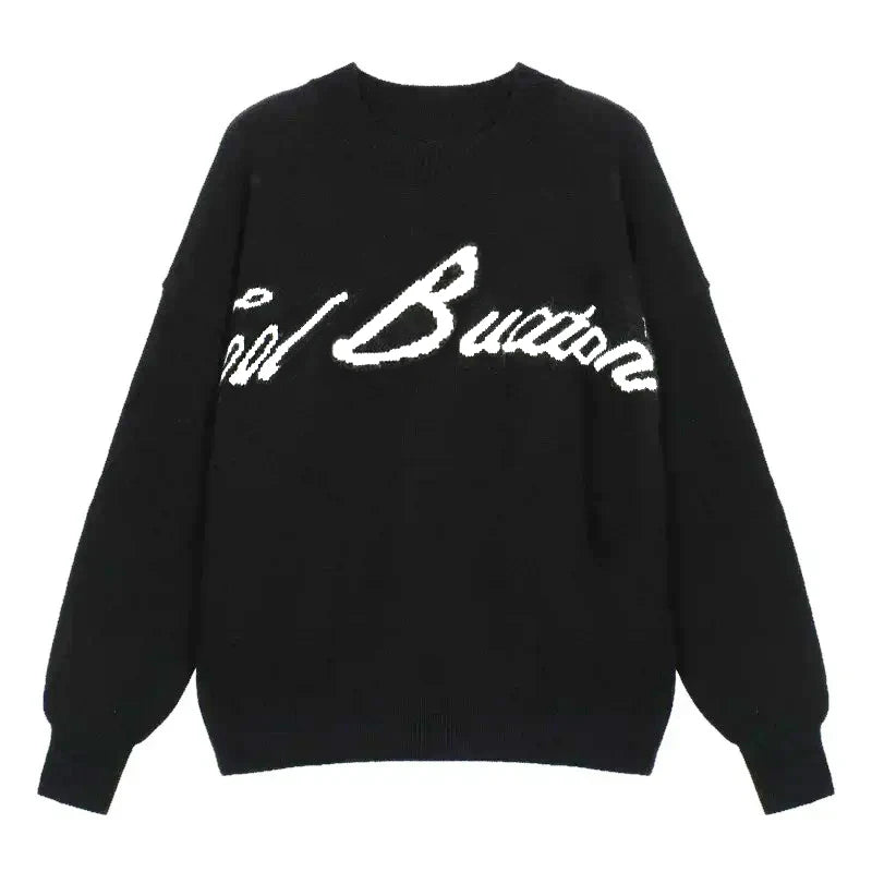 Custom Logo OEM ODM Men's Anti-Wrinkle Winter Crew Neck Jacquard Pullover Cotton Sweater