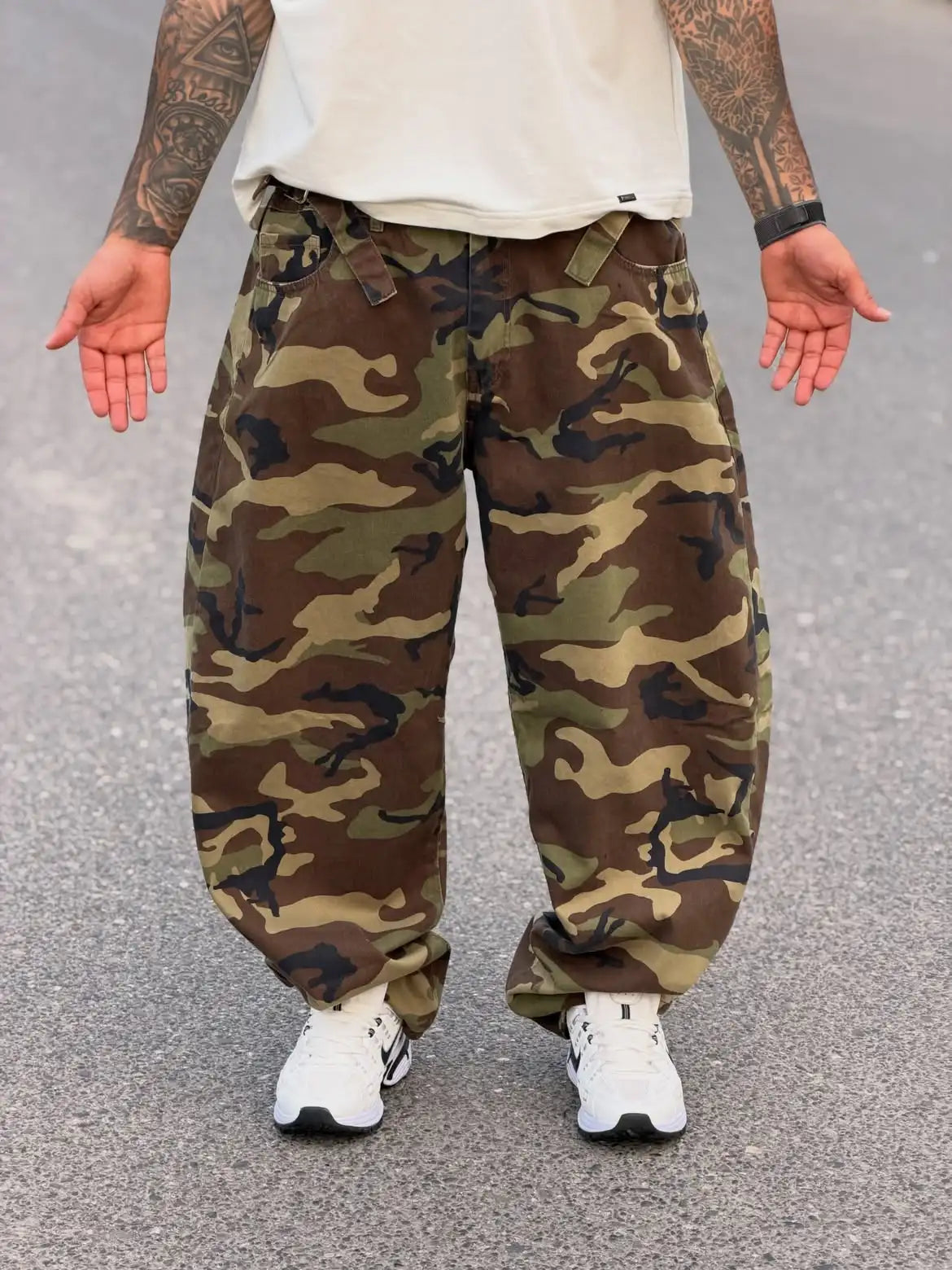 Custom Camouflage Pants Men Casual Baggy Camo Pants Trousers for Men