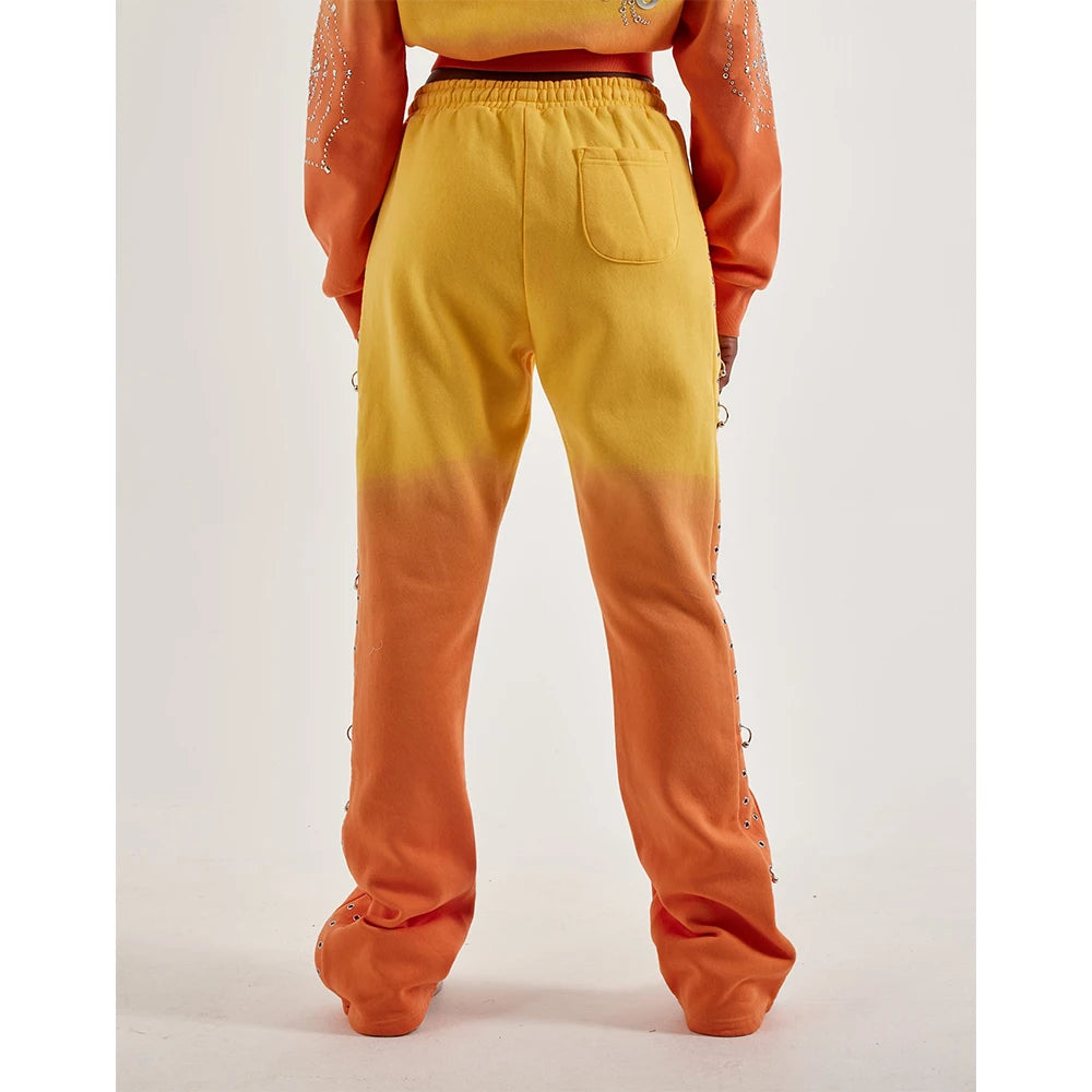 Custom Stacked Sweatpants Women Bootcut Sweatpants Ladies Sweat Pants High Quality