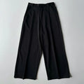 Custom Men's Korean Casual Pleated Pants Mid Waist 100% Polyester Worsted Heavyweight Anti-Wrinkle Zipper Fly Knitted Pockets