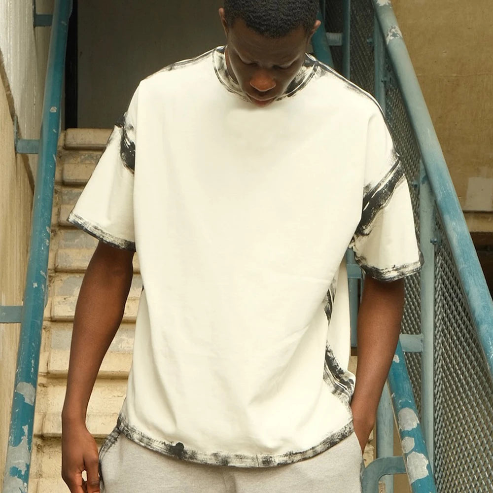 High Quality Over Size Plain t Shirts 500 Gsm Tshirt Men Organic Cotton Plain Tshirts for Printing Bulk