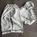Custom Heavy Baggy 500 Gsm Tracksuits for Men French Terry Sweatsuit Manufacturer Heavyweight