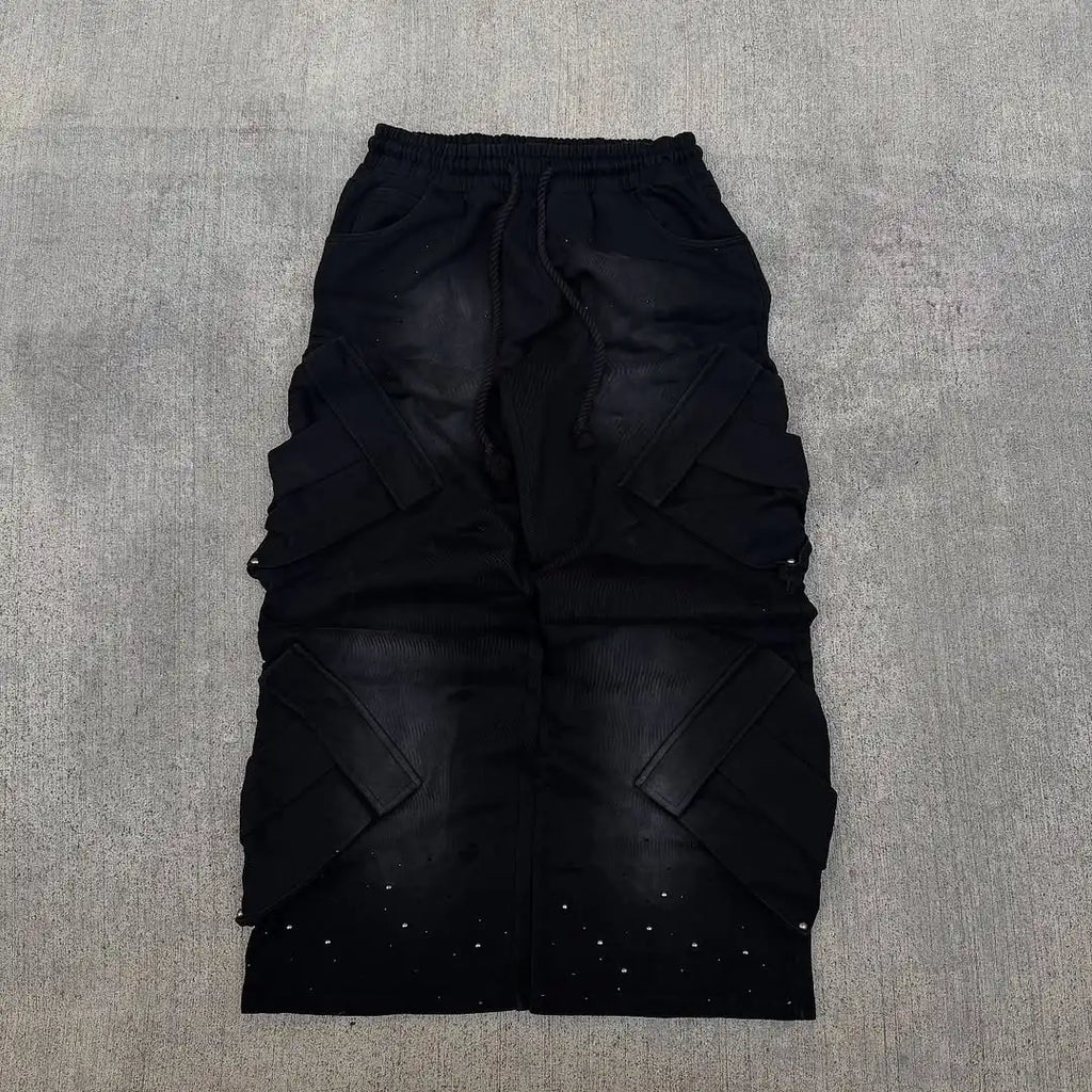 Customizable Sweatpants Cargo Sweat Pants Men Baggy Heavyweight Sweatpants