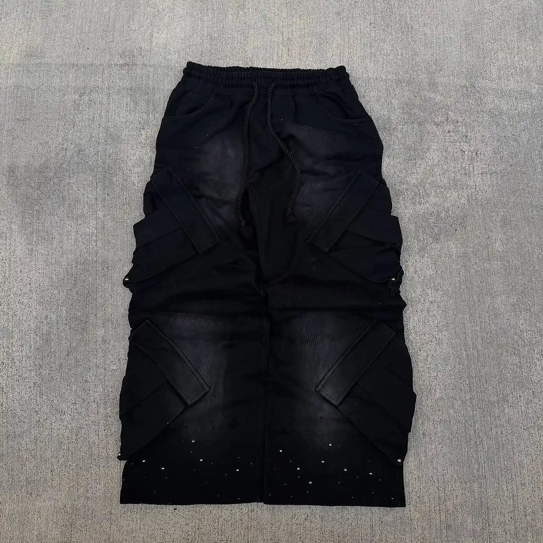 Customizable Sweatpants Cargo Sweat Pants Men Baggy Heavyweight Sweatpants