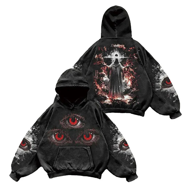 Men's Custom Silk Screen Digital Print Zip Drop Shoulder Hoodie Cotton French Terry Streetwear Winter Clothing Printed