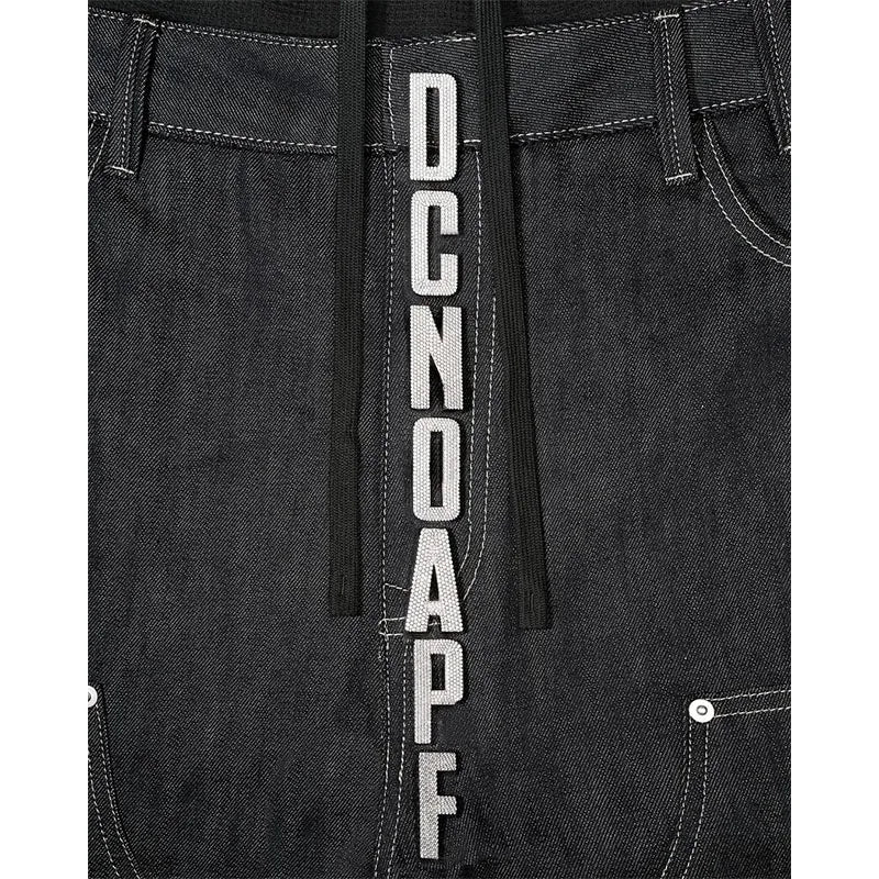 Custom Designer Straight Knitted Denim Jeans for Men High Quality Carpenter Pants Spring Summer Autumn Winter