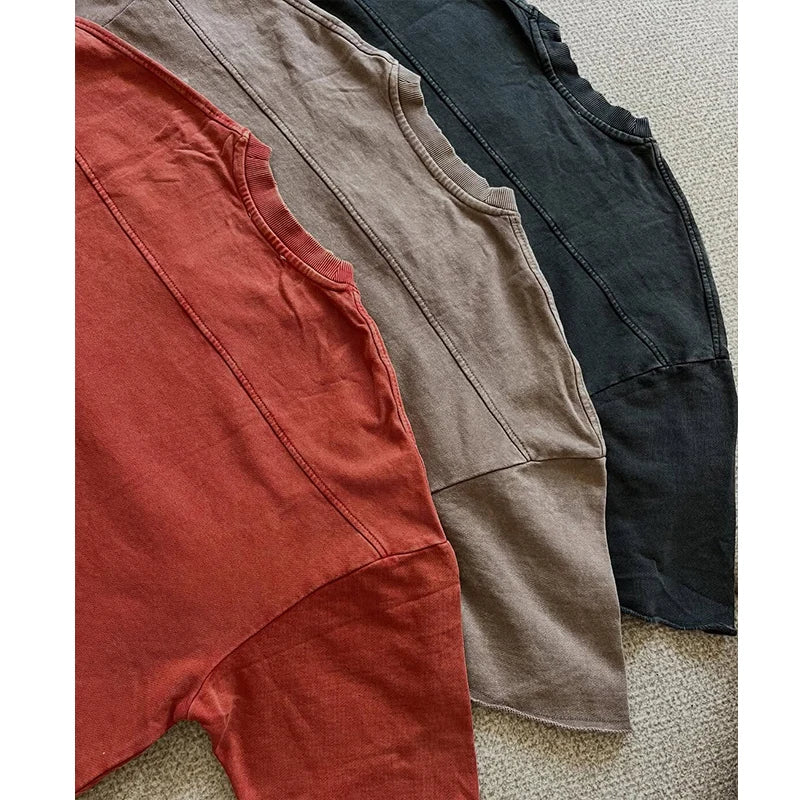 Custom Plain French Terry Cotton Oversized t Shirt Women French Terry T-shirt for Women Ladies