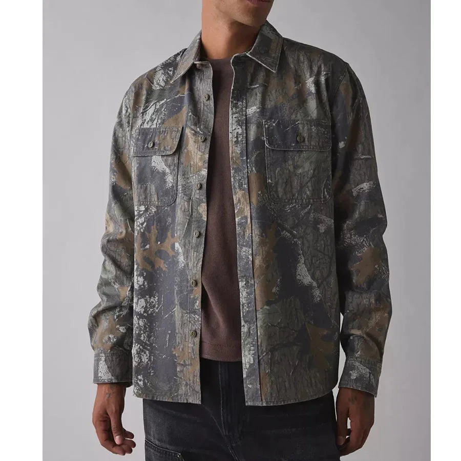 Custom Real Tree Camo Long Sleeve Shirt Men Full Sleeve Camo Shirt Manufacturers
